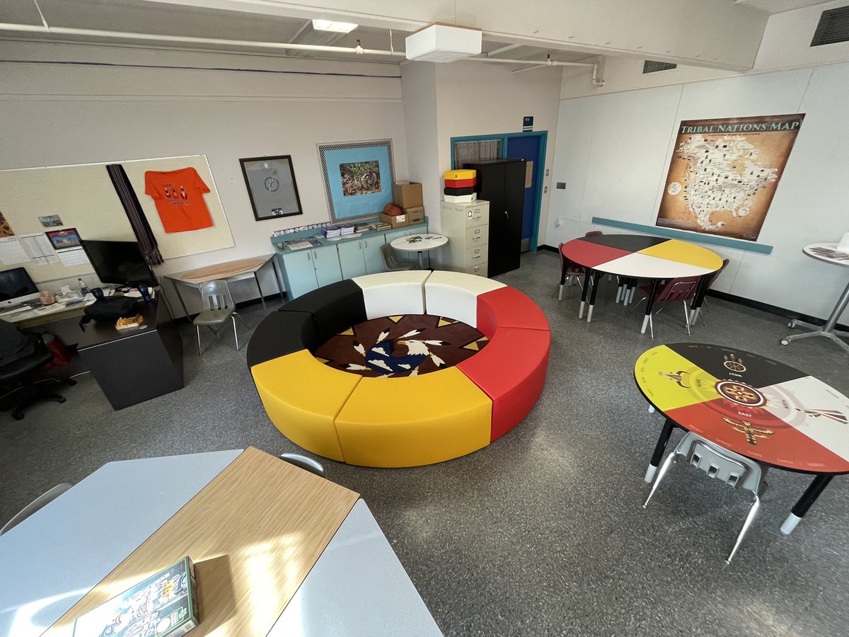 ACSSTotems's tweet photo. Vance, ACSS Aboriginal Support Worker extraordinaire knows a thing or two about furnishing a room! 🙏🏽 https://t.co/cvXh4tbuXg