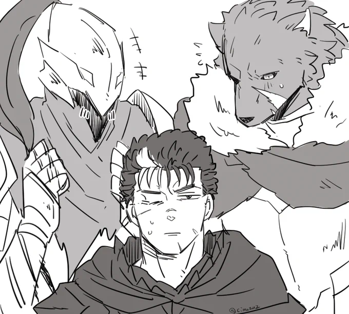 アルさんガッさんブラさん。 