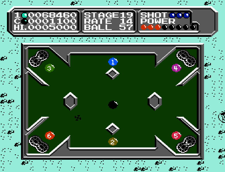 BuscandoElWarp's tweet photo. El juego del día: #LunarPool (#NES)
Creador: #PonyInc en 1985
Un extraño juego de "pool" en donde las mesas tienen diferentes estilos (60 en total), como si estuviéramos en el espacio podemos ajustar la fricción de la bola.
No te recomiendo jugar contra la CPU, la IA es terrible. https://t.co/EJ4OL0ZJU2