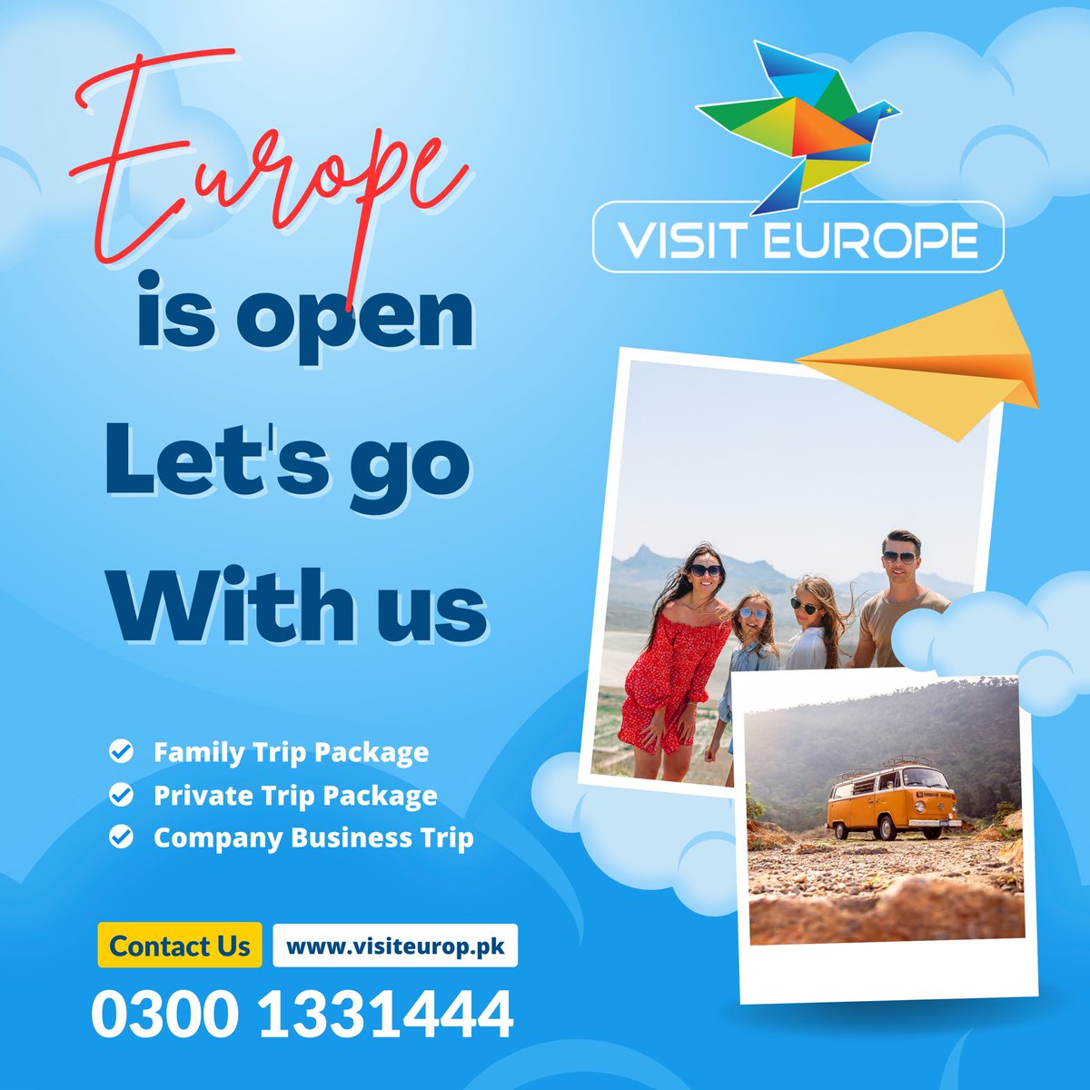 VisiteuropeP's tweet photo. Customised your Trip
Its a big news for travel lover 
Now Europe is open for every tourist 
#Europe #Summer2021  #COVID19  #lockdown  #Travel  #tourism #family #Friends #islamabad #lahore https://t.co/N7ZGPTyhX1