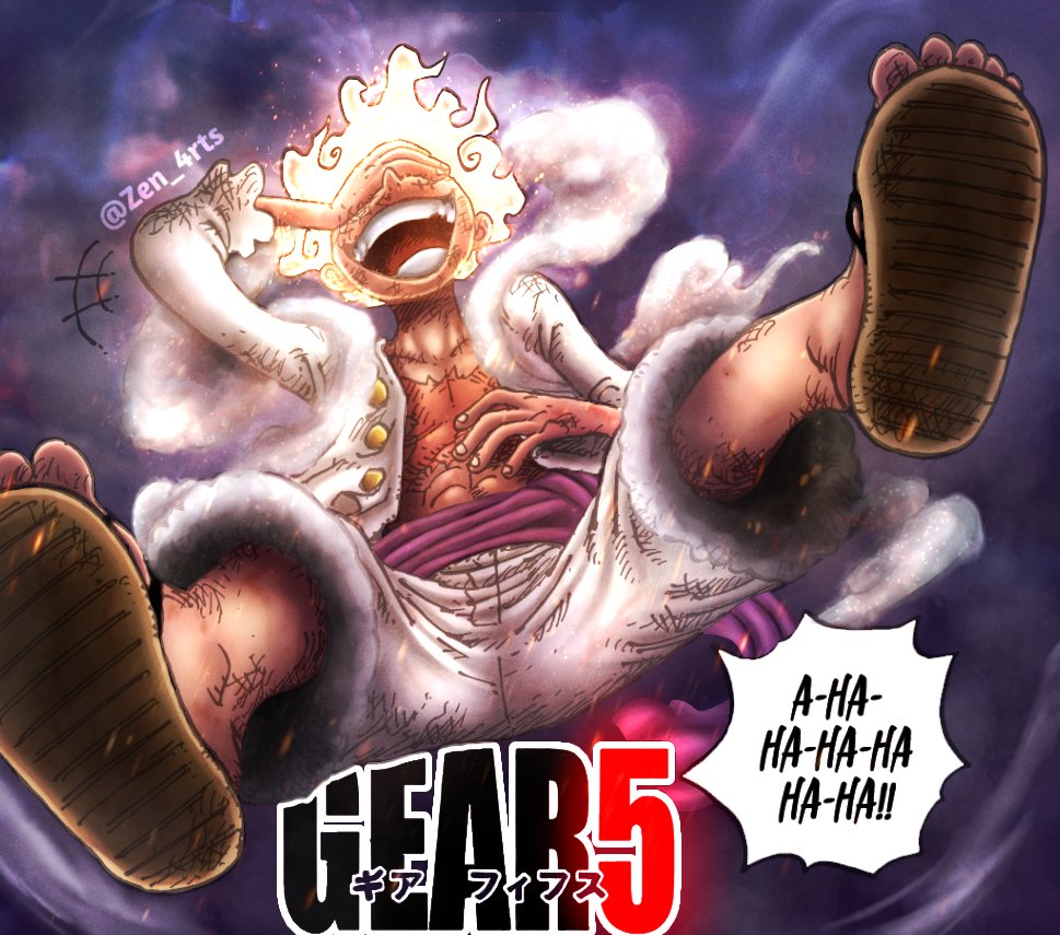 One Piece  Monkey D Luffy Gear 5 Thức tỉnh Vật lý Hoạt hình 2K tải xuống hình  nền