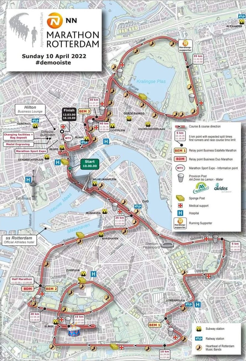 Goedemorgen (nieuwe)volgers het is zondag 10 april 2022. Vandaag wordt de NN Marathon 2022 gelopen, ik wens iedereen heel veel plezier en succes ! Fijne Dag & Groet van Eric ! #nnmarathonrotterdam #laatsteloper