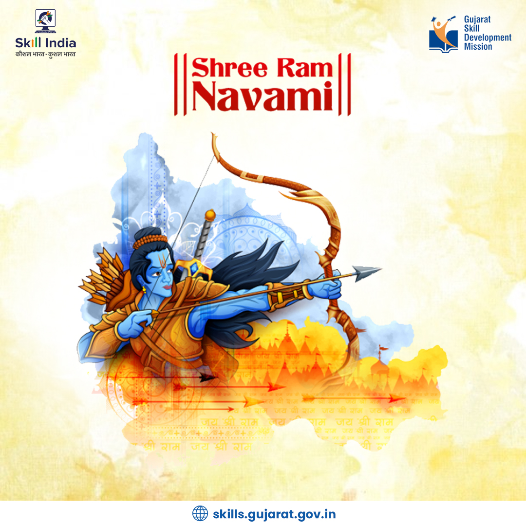 GSDMOfficial's tweet photo. Bhagwan Ram has set the benchmark very high for skills. Be it craftsmanship, people management, or task execution – Bhagwan Shree Ram is the finest example of excellence in the world.
Happy Ram Navami.
#RamNavami #GSDM #SkillIndia #GujaratSkillDevelopmentMission https://t.co/tweD2JTZui