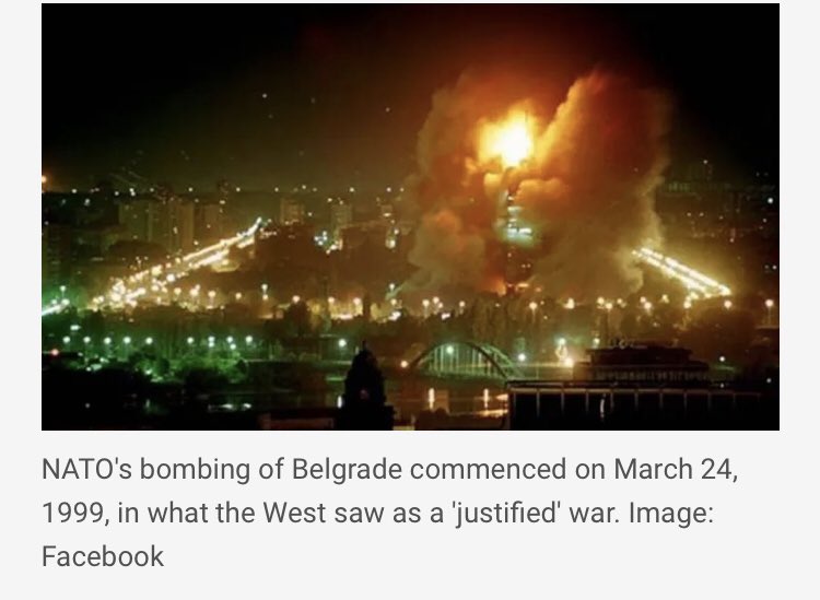 victoriaAVIIX's tweet photo. I don’t forget this. Now, when #USA discriminate Russia and Russians people, let’s remember this. Have you forgotten everything and forgiven everything? #NATO #Belgrade #yugoslavia #Europa #eu https://t.co/qnhoGNvIpj