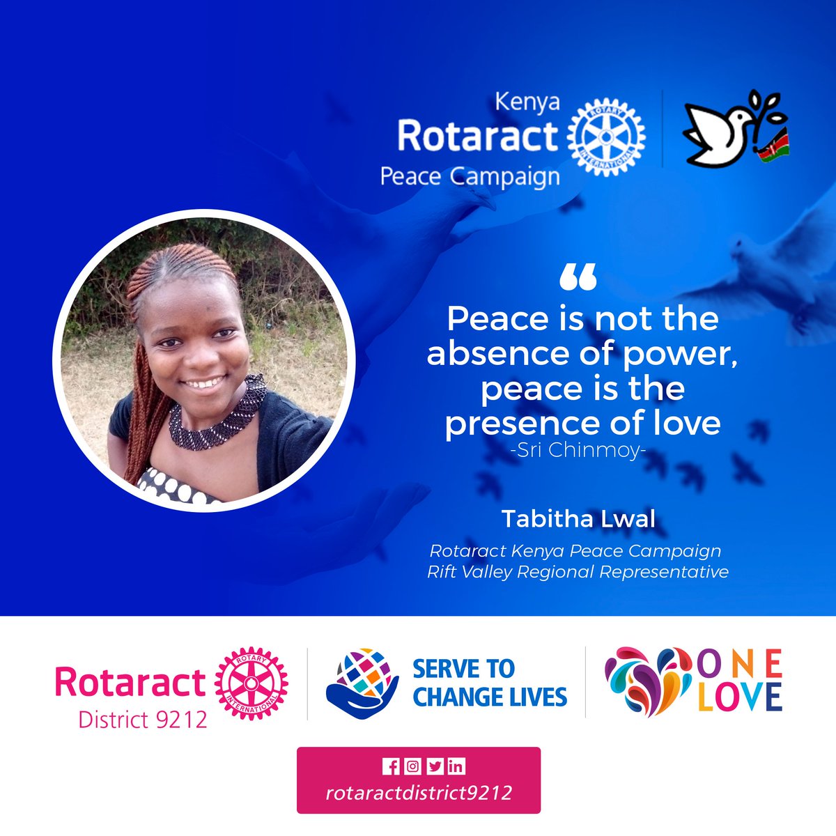 RotaractPeaceKE's tweet photo. Let's promote peace...
#RKPC
#ServeToChangeLives https://t.co/lJdo1CjUge