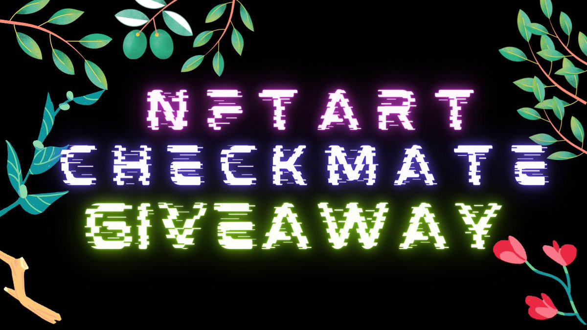 🔥Shill GIVEAWAY !!!🏆50BN NFTART!
2 winners will be chosen
To win:  
✔️ Like, Retweet this post
✔️ Follow me
✔️ Post tweets about my NFT or MATRIX collection and show them in the comments below
 Important links- linktr.ee/checkmate_K
#giveaway #NFT #enterarmy $NFTART #enterart