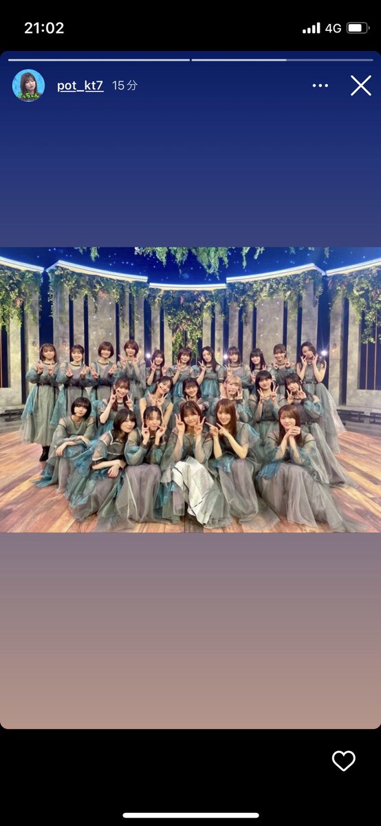 46risao's tweet photo. 昨日は僕のジレンマ
メンバー全員でのテレビ初披露 https://t.co/gaoziW8peq