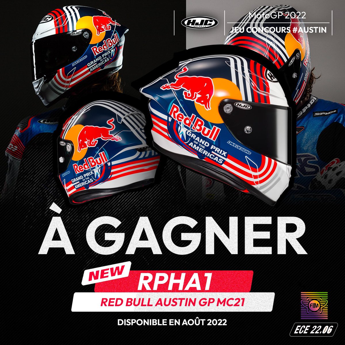 iCasque's tweet photo. Sur l’instagram #icasque encore un casque #moto de fou à gagner avec le #rpha1 de @HJCAHelmets pour le #AmericasGP 🤩✌️ https://t.co/JxY04iFLvz