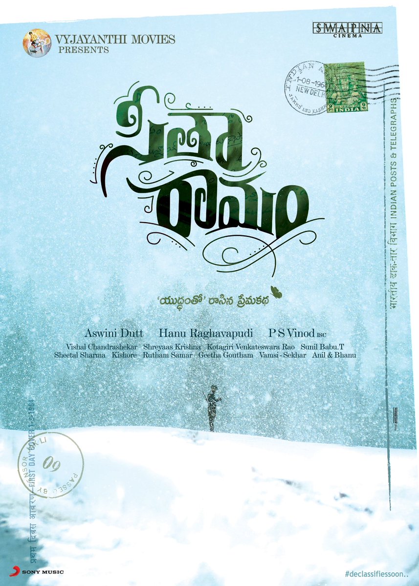 dulQuer's tweet photo. Hyped to share a glimpse of our #SitaRamam β₯οΈ on SRIRAMANAVAMI
Telugu: https://t.co/9FV13R8jcB
Malayalam: https://t.co/lz3kMpEd3N
Tamil: https://t.co/jJE7r2gYCI
@hanurpudi @mrunal0801 @iamRashmika @iSumanth @Composer_Vishal #PSVinod @MrSheetalsharma @VyjayanthiFilms
@SwapnaCinema https://t.co/UjwGIWEvWq