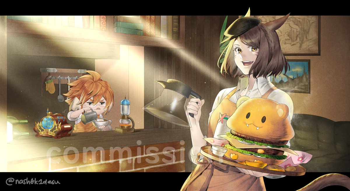 nash0k1desu's tweet photo. Thank you for commissioning me!
ご依頼いただいてありがとうございました！
#FF14 #FFXIV https://t.co/l3D3Xbi0vj