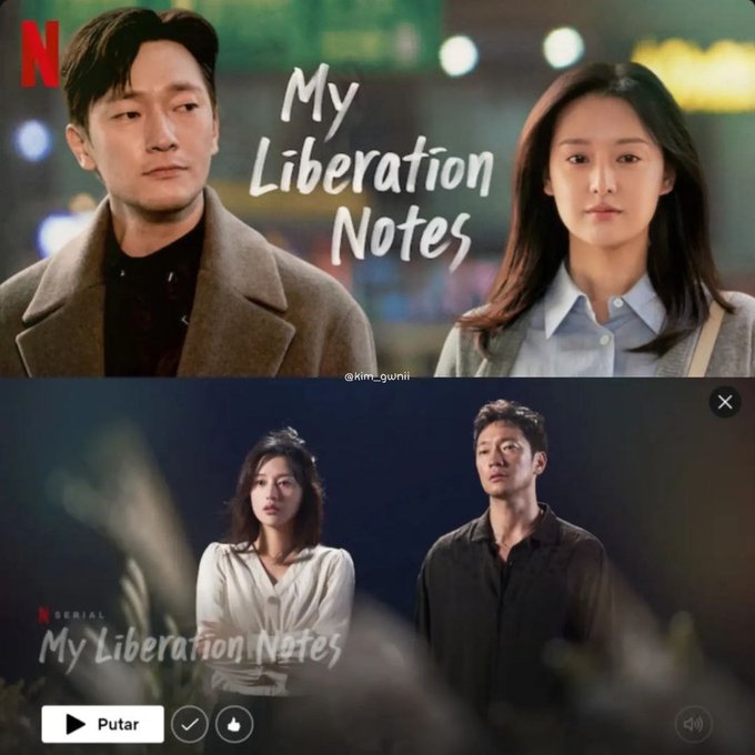 kdrama_menfess's tweet photo. •kdm• 🔥 my liberation notes 🔥

son sukku di foto ini ganteng banget. kim ji won juga makin cantik aja setelah ngegoa. they're really match😭 https://t.co/ZmGH1PCDqD