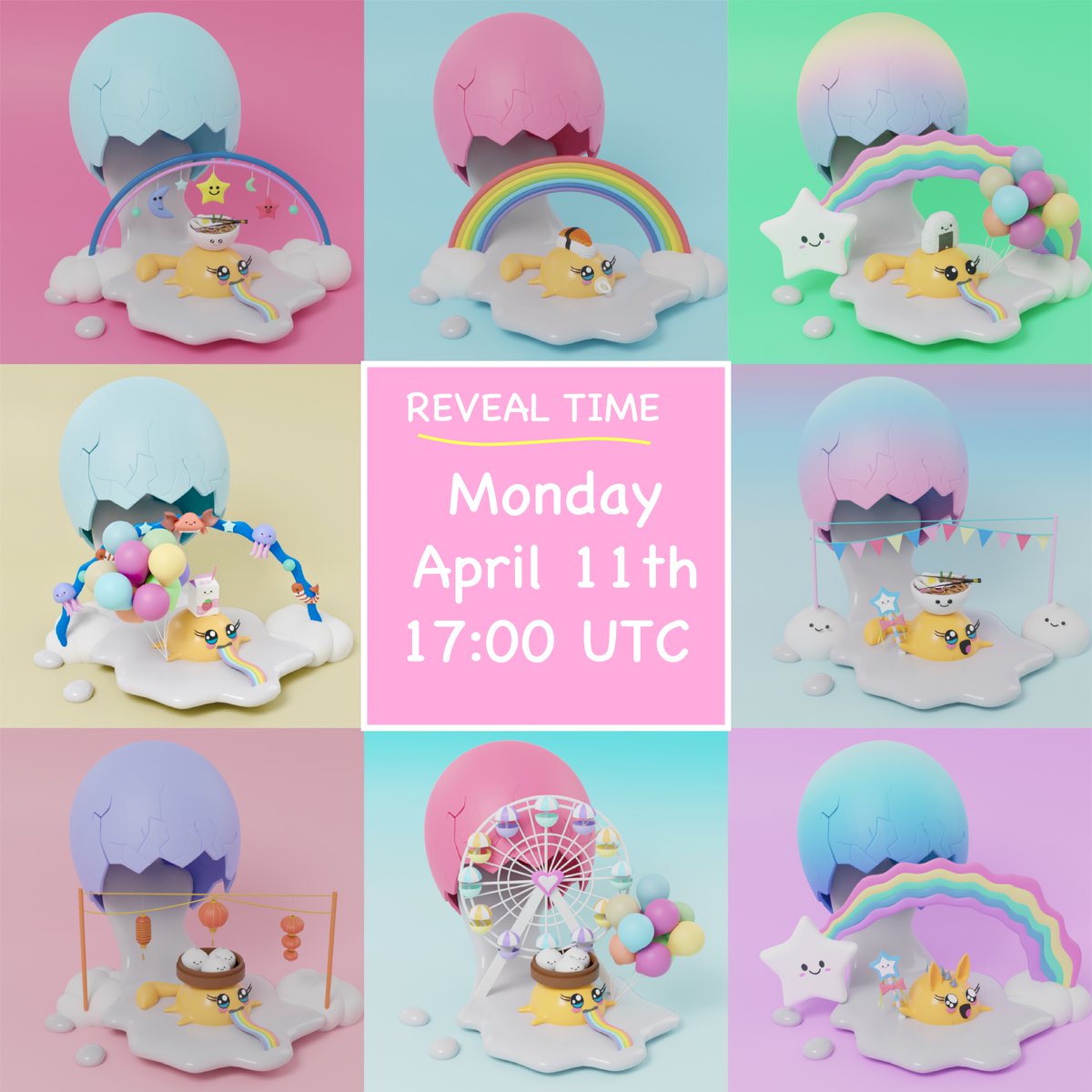 Time to hatch these eggs !! Who will get the rare ones? 🚀♥️🍳

#NFTCommunity #NFT
