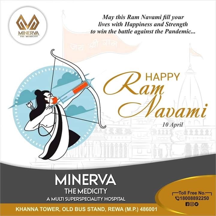 MedicityMinerva's tweet photo. May this Ram Navami Fill Your lives with Happiness and Strength For to Win the battle against the Pandemic....
#RamNavami2022 #RamNavami #minervahospital #minervahospitalrewa #minerva #cardiology #cardiologist #bestcardiologist #cardiaccheckup #besthospital #bestdoctor https://t.co/84F1Xy3l3R