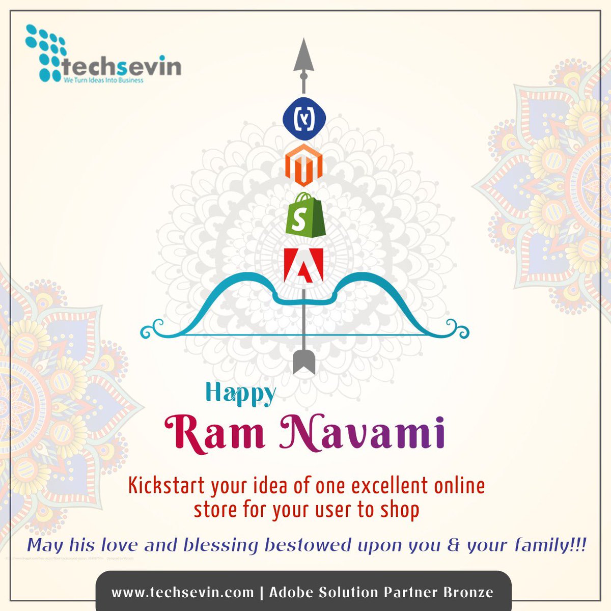 techsevin's tweet image. Techsevin wishes you a very Happy Ram Navami!!!

#techsevin #magentodevelopment #hybrisdeveloper #shopifyexperts #ecommercebusiness #magentodevelopers #adobesolutionpartnerbronze