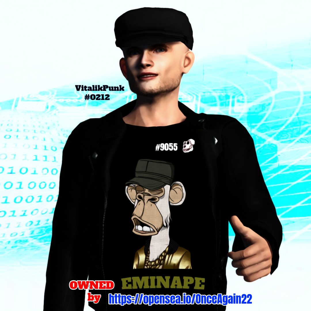 VitalikPunk #0212 bought by 
OnceAgain22 (thanks! please contact me for a free giveaway)
 
opensea.io/collection/vit…
1000 unique Vitalik Punks  Opensea  Polygon

#nft #NFTCollection #NFTCommunity #NFTartist #nftcollectors #Vitalikbuterin #nfts #NFTGiveaway #cryptopunks #eminem