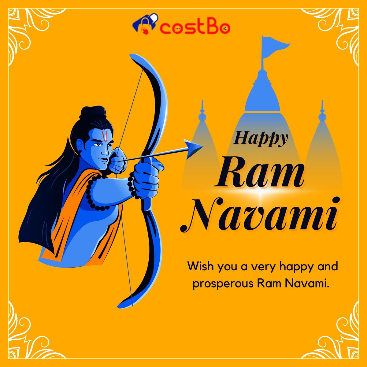 costbo_connect's tweet photo. May Lord Rama bring happiness, prosperity, good health, and peace to your life. Happy Ram Navami.
#costBo #D2C #Business #ramnavami #ramanavami2022 https://t.co/yHRHMYF3pD