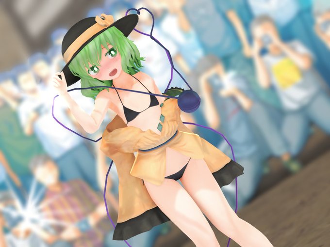こいしの撮影会 #東方 #MMD #MikuMikuDance #水着 #古明地こいし #ビキニ #マイクロビキニ https://t.co/KSGUGq4oyk 