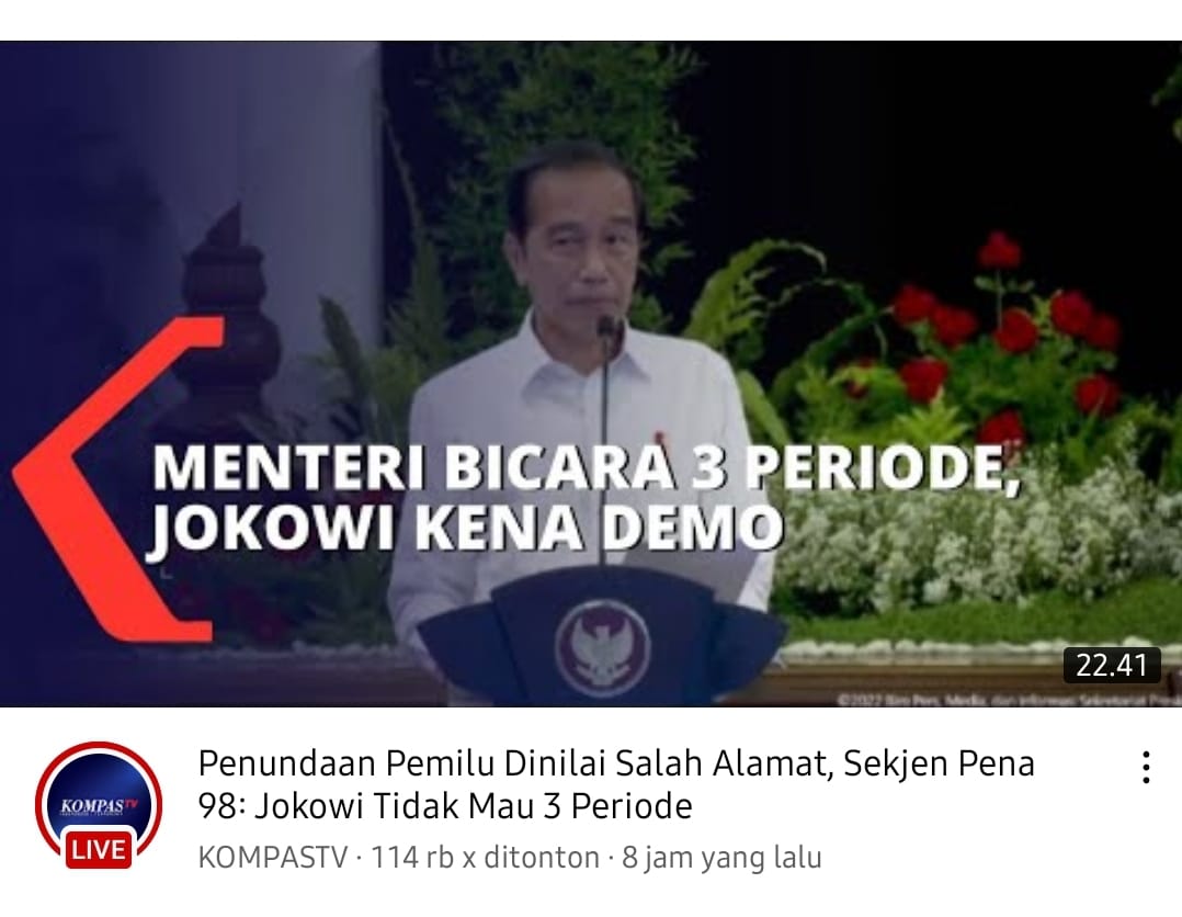 ThienDea's tweet photo. #SayaBersamaJokowi jokowi tidak mau 3 periode
#JokowiTaatKonstitusi https://t.co/QzLrSxxoNr