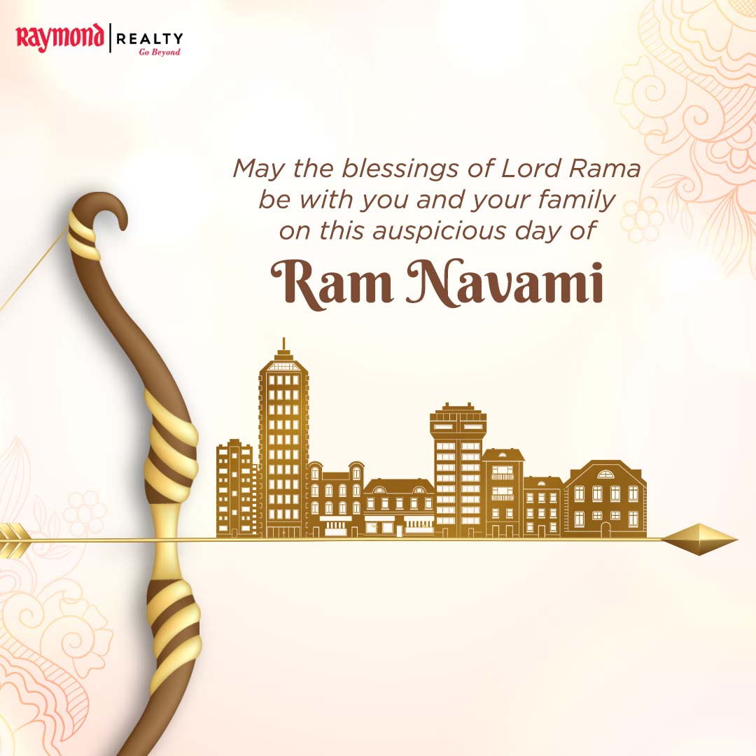 RaymondRealtyIN's tweet photo. May Shri Ram shower you with positivity, peace and harmony. Happy Ram Navami
#HappyRamNavami #RamNavami #Raymond #RaymondRealty #GoBeyond #Thane #PokhranRd #BookNow https://t.co/IeHj05c70U