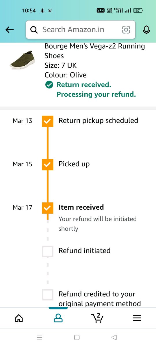 Dyano121's tweet photo. Hi @amazon @amazoncustomern

This is just to inform you that i have order one product from application. Unfortunately I have to return the product on 13th March i still not get refund....it's still in process. Please find image for your reference https://t.co/5NpWgRlOBJ