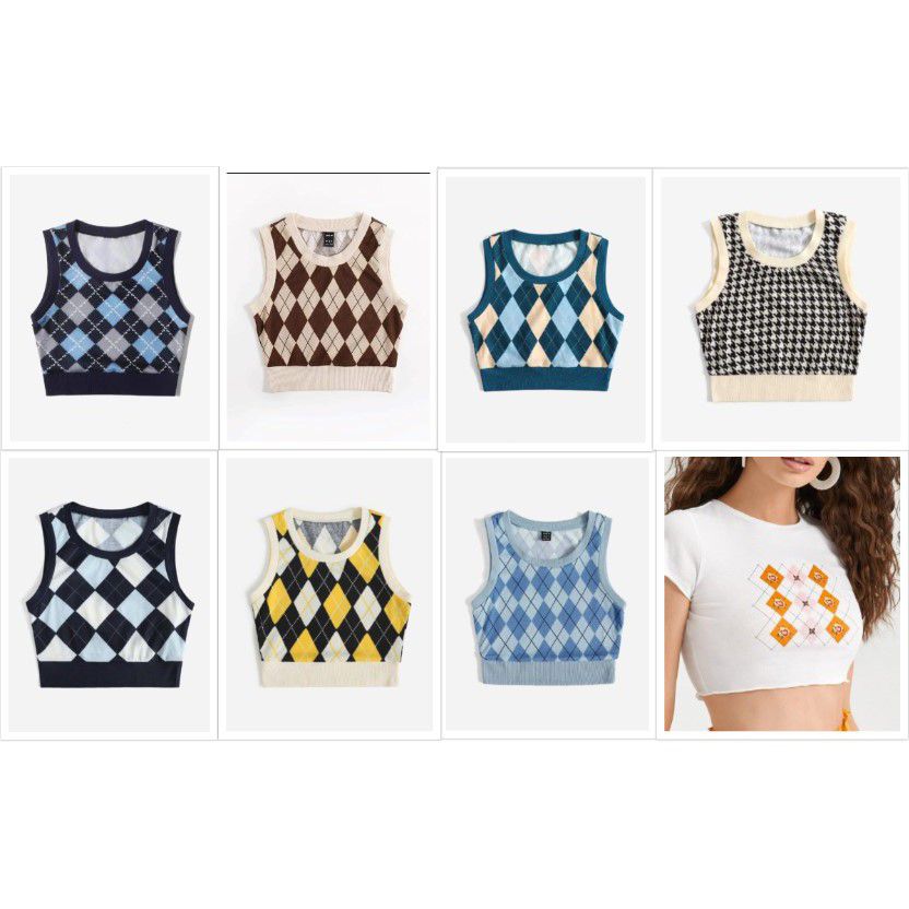 TheBingBoyStore's tweet photo. I'm selling SHEIN Argyle Pattern Sweater Vest Hig... for ₱213. Get it on Shopee now! https://t.co/Ci9FHhDghn #ShopeePH https://t.co/0uB4igrZj0