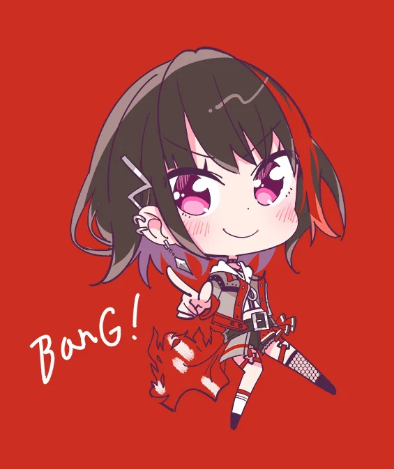 アフロ絵まとめ🌇赤色比率高い～!
#バンドリ 