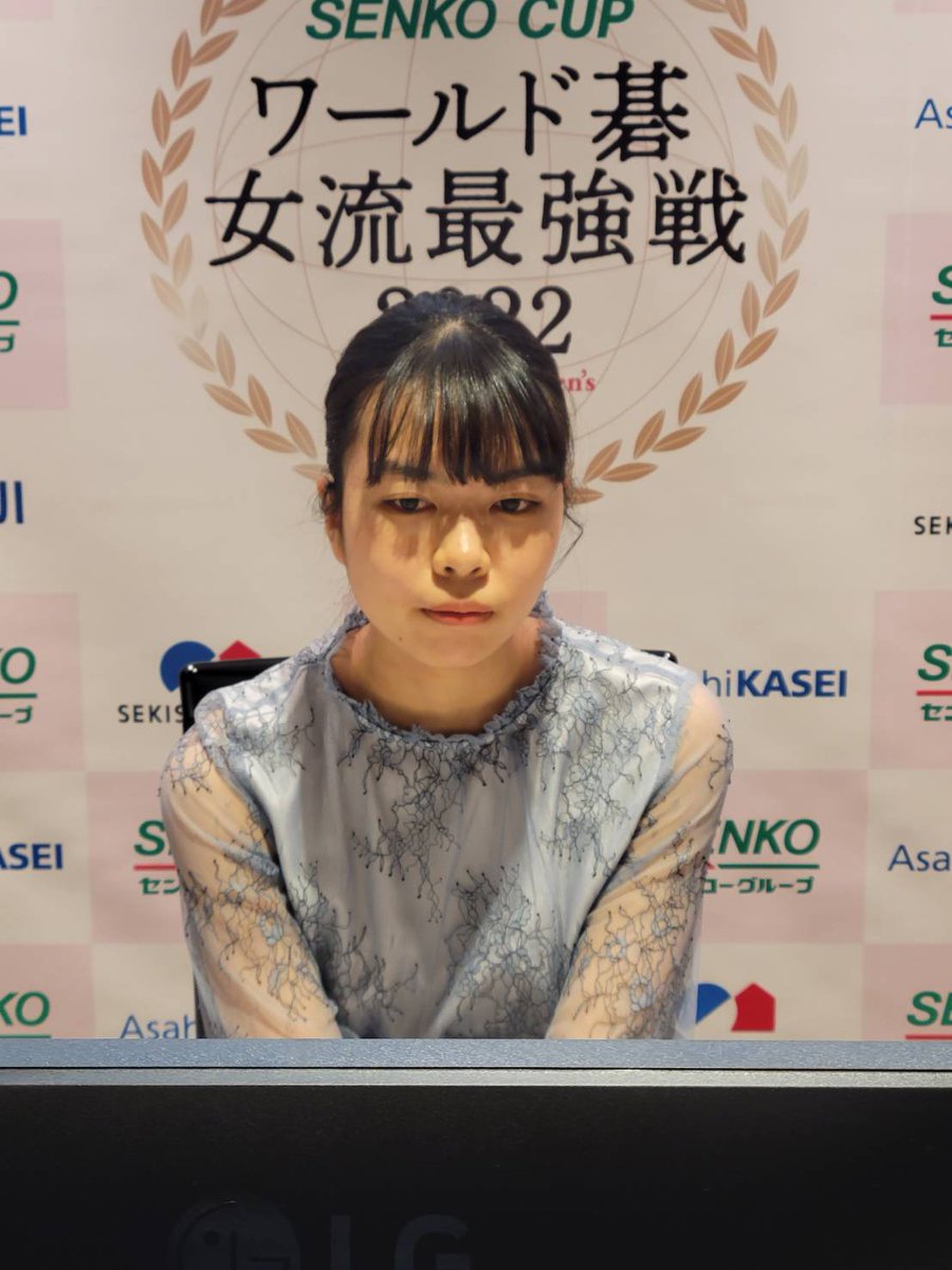 KK_joryu's tweet photo. 【速報】上野愛咲美四段が日本勢初の女性世界一！！
ＳＥＮＫＯ ＣＵＰ決勝で台湾の盧鈺樺四段に黒番中押し勝ちを収めました。進境著しい日本の女性陣がついに世界の壁を破りました。 https://t.co/Po2hMJBPeu