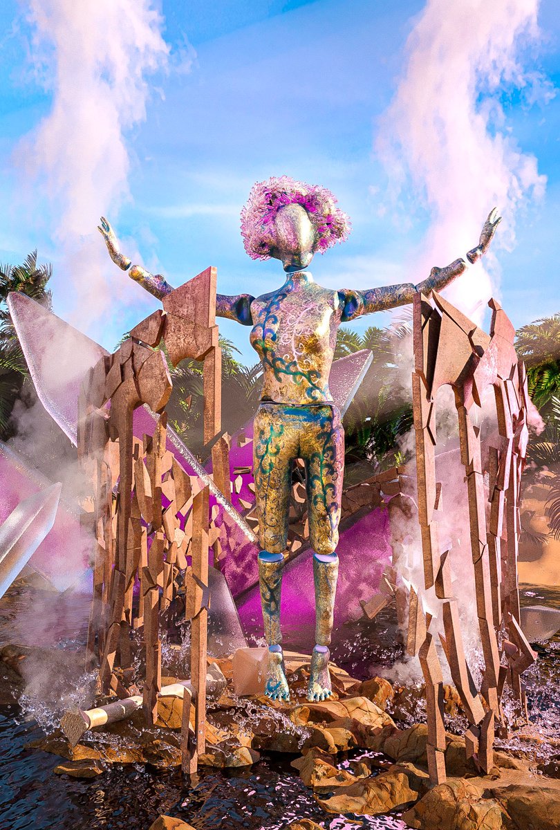 VICTORY OVER THE SUN Vol.1 is on sale! Please welcome my new collection talking to you about protecting your soul and be strong. First three 1/1 pieces of 30: NO STRINGS ON ME, NO STRESS, NO WALLS TO HOLD ME. Floor is 0.03ETH. opensea.io/collection/vic… #nftcollection