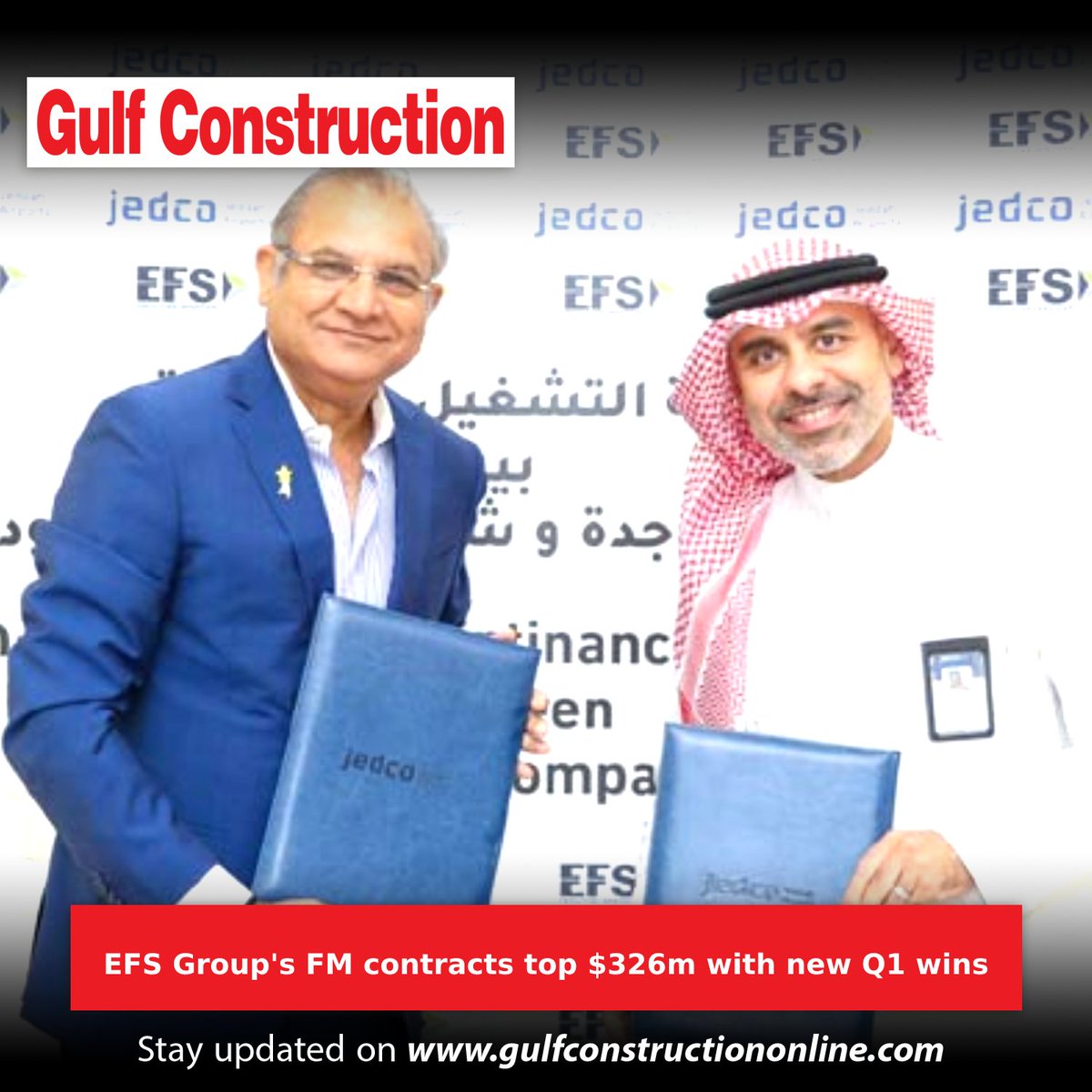 Gulf_const's tweet image. EFS Group, a regional leader in delivering integrated facilities management services, has announced excellent results at the closure of Q1 2022 with new project wins of over AED 1.2 billion (326.6 billion), find out more at gulfconstructiononline.com/ArticleTA/3951…

#GCnews #EFSGroup #ProjectWins
