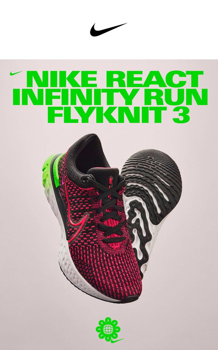 tomo5268350076's tweet photo. #ナイキ #nike #ReactInfinity #RunFearless #sports #スニーカー #shopping
見た目よし、走りよし、気持ちよし。
リアクト インフィニティラン フライニット 3は、履くことで幸せをもたらす。
ランニングするたびに、気持ちをハッピーにしてくれる。
#tomo2022
https://t.co/3Hd1WEsd8n https://t.co/l2QDF8vJOy
