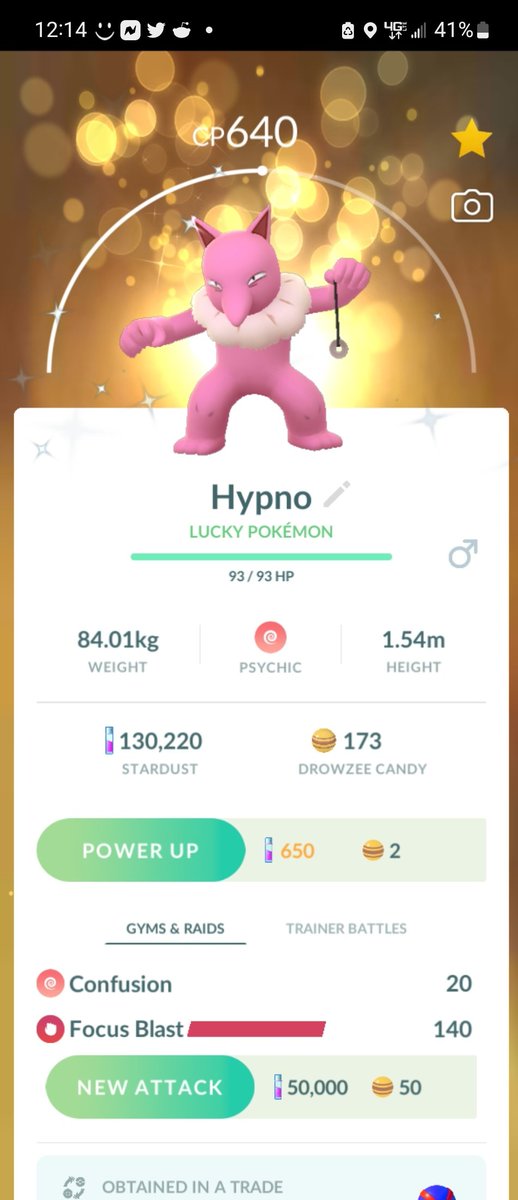 GucciSuburban's tweet photo. When the #PokemonGO gods smile upon you. 🤯🤯
#shinypokemon #pokemon https://t.co/sfNMIXWoKO