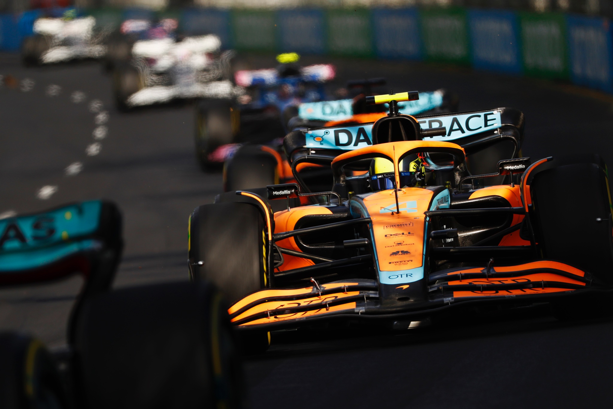 Enfin un week-end réussi pour McLaren, lors du Grand Prix d'Australie 2022 à Melbourne.