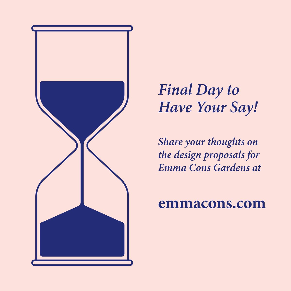 EmmaConsGardens's tweet photo. Until the end of today there's still an opportunity to share your thoughts on the design proposals for Emma Cons Gardens. Go to https://t.co/oNQ08phngG where you can view the proposals and complete a brief survey to take part. We'd love to hear from you. https://t.co/RKZxqgEo9G