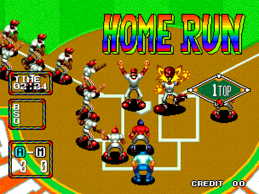 BuscandoElWarp's tweet photo. El juego del día: #BaseballStars2 (#NeoGeo)
Creador: #SNK en 1992.
Las salas de #arcade nos brindo este excelente juego de Baseball que incluye jugadores agresivos y locutores apasionados. Selecciona algún equipo y gana 15 juegos para demostrar que eres el campeón de la liga. https://t.co/uhEYoAeGKU
