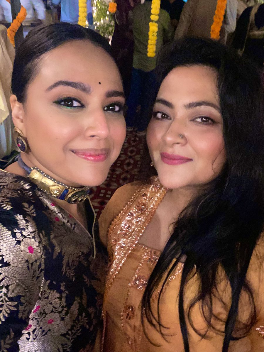 khanumarfa's tweet photo. Happy birthday to @ReallySwara who uses her celebrity influence to raise voice for the oppressed and make our world a better place to inhabit. 
I have the privilege to count her in my friends. https://t.co/0vdP6bbvPS