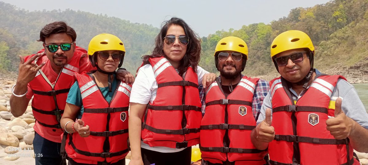 nepaltourismb's tweet photo. Indian media representatives exploring the products of Nepal’s Far west! Far West is hosting the #FWTM reps from 🇮🇳 . Here are some pictures from their rafting trip in Chisapani #Karnali!

Visit the stalls today to know more about the products far western #Nepal has to offer! https://t.co/3dTidexwnB