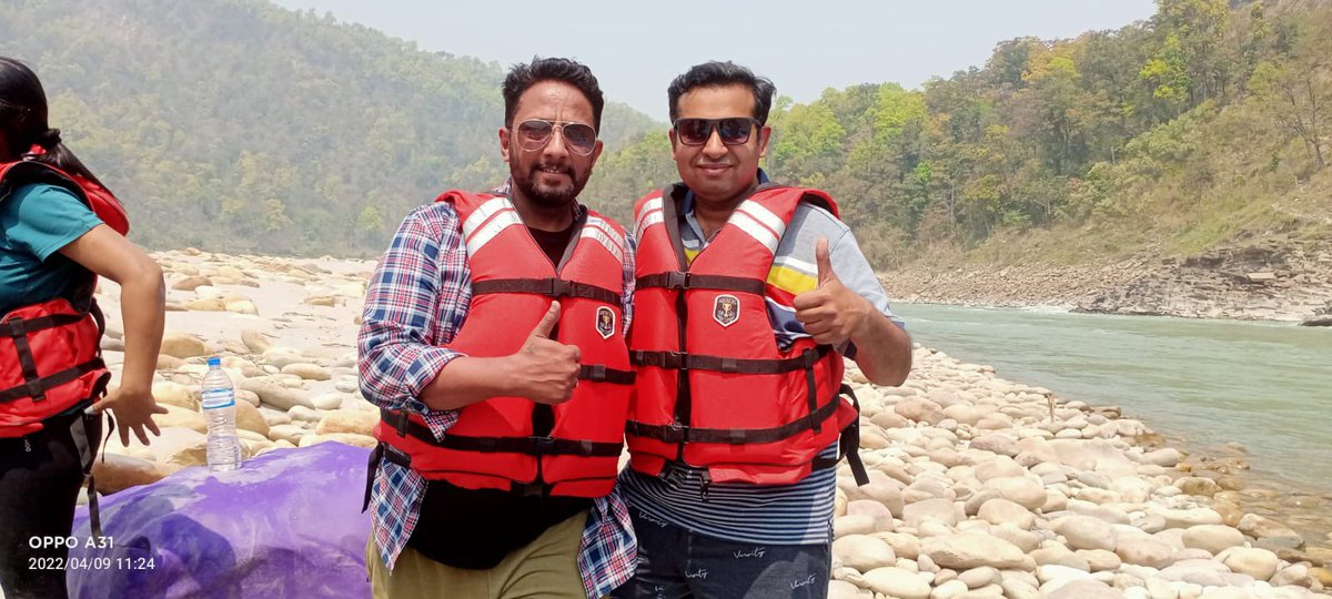 nepaltourismb's tweet photo. Indian media representatives exploring the products of Nepal’s Far west! Far West is hosting the #FWTM reps from 🇮🇳 . Here are some pictures from their rafting trip in Chisapani #Karnali!

Visit the stalls today to know more about the products far western #Nepal has to offer! https://t.co/3dTidexwnB