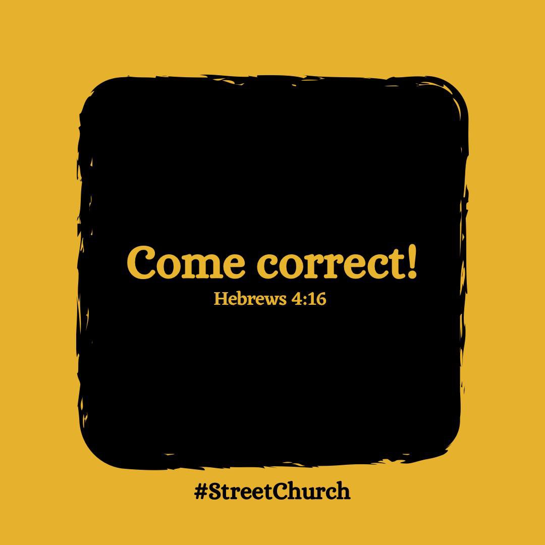streetchurchh's tweet photo. Are you there? Yes you! Why you dey fear to talk to God? Why you dey hide &amp; try to manage your pain by yourself?  God say make you come correct, come closer to the throne of grace make mercy work for you. Only God for take care of you. https://t.co/UrMBnfWfBr