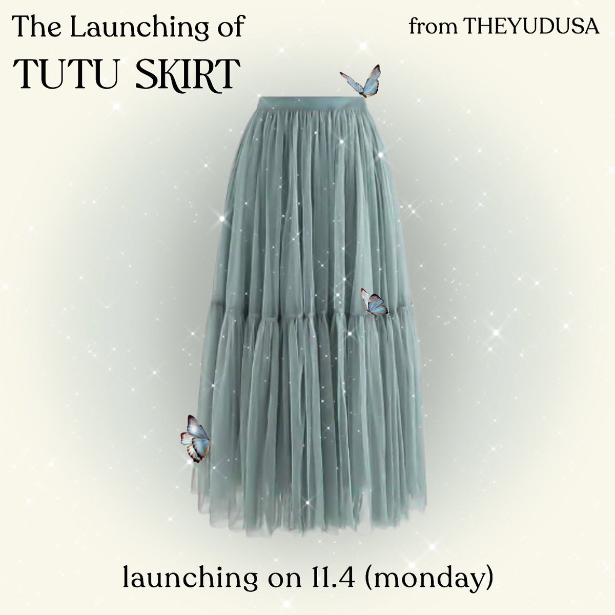 Our first launching skirt for this eid 🤍 stay tuned for tomorrow,fairies✨