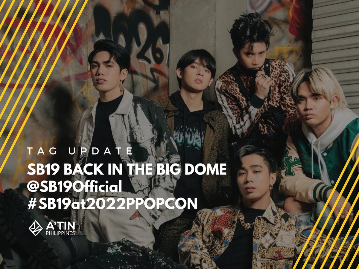 SB19_ATINph's tweet photo. SB19 is back in Araneta Coliseum! 

Be part of this historic event by using our official tags 💙

SB19 BACK IN THE BIG DOME
@SB19Official
#SB19at2022PPOPCON https://t.co/19EjbHThGP