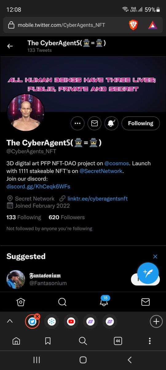 Ajay81152947's tweet photo. @sienna_network @CyberAgents_NFT @Sandeep31395128 ,@10Auraiya ,@A83lex 
cross-chain decentralized finance protocol powered by Secret Network in the Cosmos ecosystem🚀🚀

Nice opportunity to join this project 
👍
All task done!!

#NFT,$SIENNA,
#Giveaway Contest https://t.co/H5cmWiWHmY
