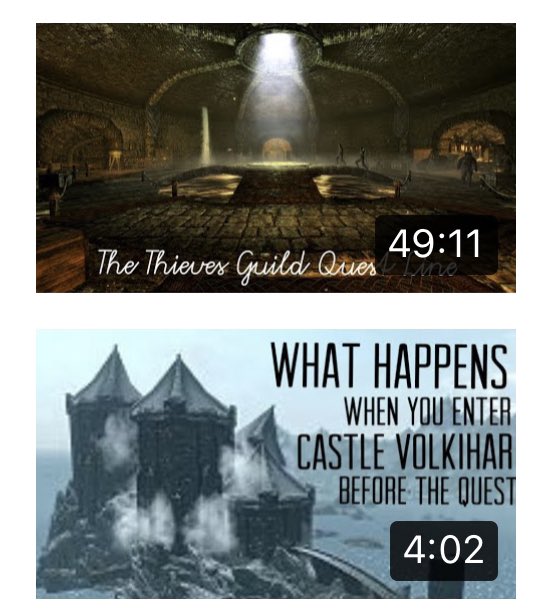 DIZZYOFFICIALLY's tweet photo. Four NEW videos posted today! Part four of the Thieves Guild quest line and THREE of our new series “what happens”. Let me know what other videos you would like to see in the future! 

#skyrim #whathappens #quests #youtuber #subscribe #follow #NewVideos #Bethesda #gamer https://t.co/DR6nXMEcbz