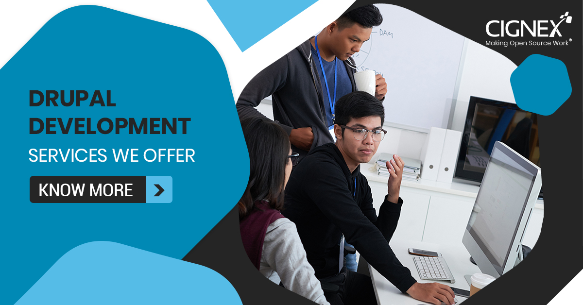 CIGNEX's tweet image. Our Drupal development services turn your ideas into engaging digital experience. Our capability in Drupal development, custom design, theme, upgrade or migration makes us a complete Drupal development company.
#drupalcompany #drupaldevelopment #drupal9
cignex.com/drupal-develop…