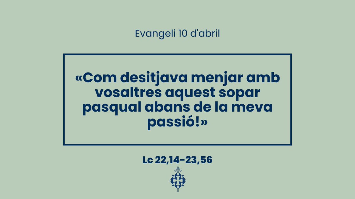 esglesiabcn's tweet photo. 10 d’abril, diumenge de Rams. 

#Evangelideldia https://t.co/yMNUVmvHTi