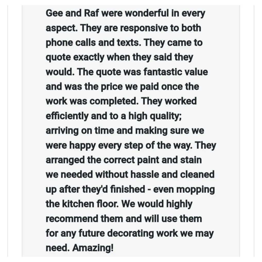 GeerafDecorator's tweet image. 🔪We brought life back into this kitchen and 10 windows 🏠

🙋Another job, another customer happy🙋