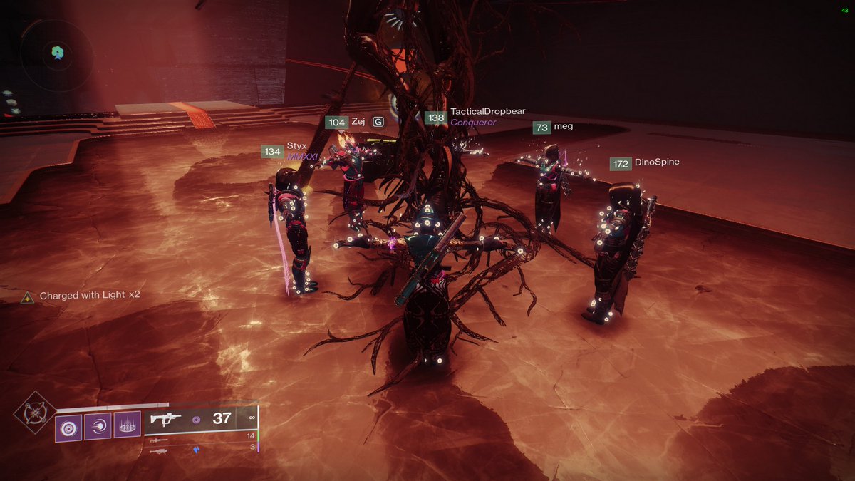 cluelessmeg_'s tweet photo. I *finally* finished The Vow of Disciple raid in Destiny 2. And I’m not gonna lie, our clan did a poggy woggy job completing it in under 4 hours! Can’t wait until the next raid. @DinoSpine @Bayin_JD @StrikeStyx @Rawzenburg @/bear. #Destiny2 #VowOfDisciple #Destinyraid https://t.co/OPnBx6rGqZ
