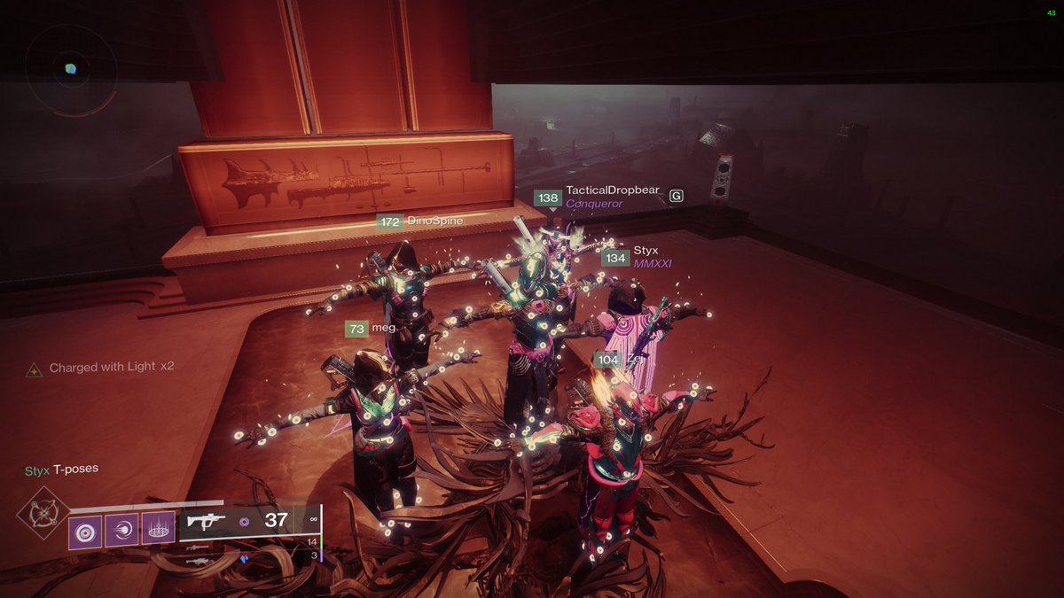 cluelessmeg_'s tweet photo. I *finally* finished The Vow of Disciple raid in Destiny 2. And I’m not gonna lie, our clan did a poggy woggy job completing it in under 4 hours! Can’t wait until the next raid. @DinoSpine @Bayin_JD @StrikeStyx @Rawzenburg @/bear. #Destiny2 #VowOfDisciple #Destinyraid https://t.co/OPnBx6rGqZ
