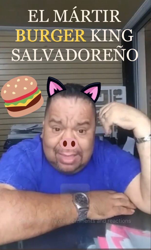 Alguien me podría decir que estará fumando EL MARTIN BURGUER KING SALVADOREÑO en North Hollywood???