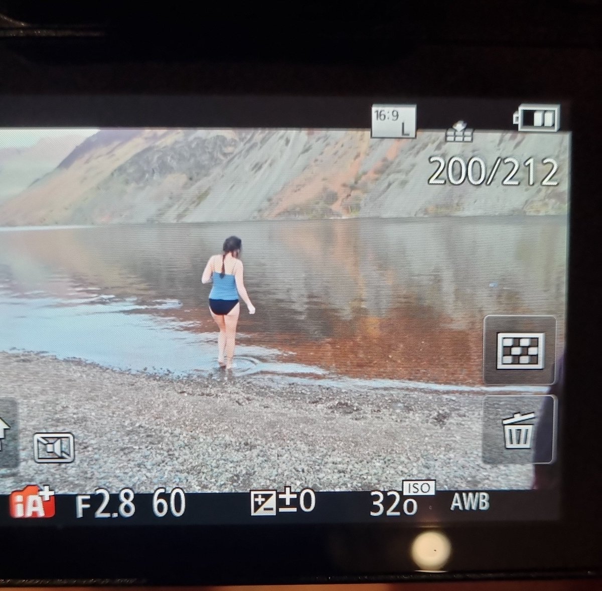 Sometimes you just have to give it a try 😁🌲 #wildwaterswimming #wastwater