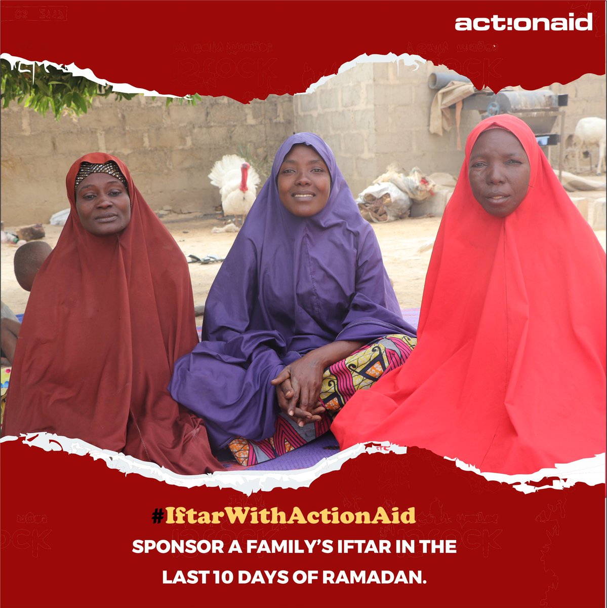 ActionAidNG's tweet photo. ActionAid Nigeria will be providing food packs to thousands of vulnerable people for Iftar at the last 10 days of Ramadan. Please make a donation today. visit https://t.co/uW0RAayg9X or donate via bank transfer to GTBANK 0216379681
#IftarWithActionAid #10DaysOfRamadan https://t.co/AJRMUp4kho